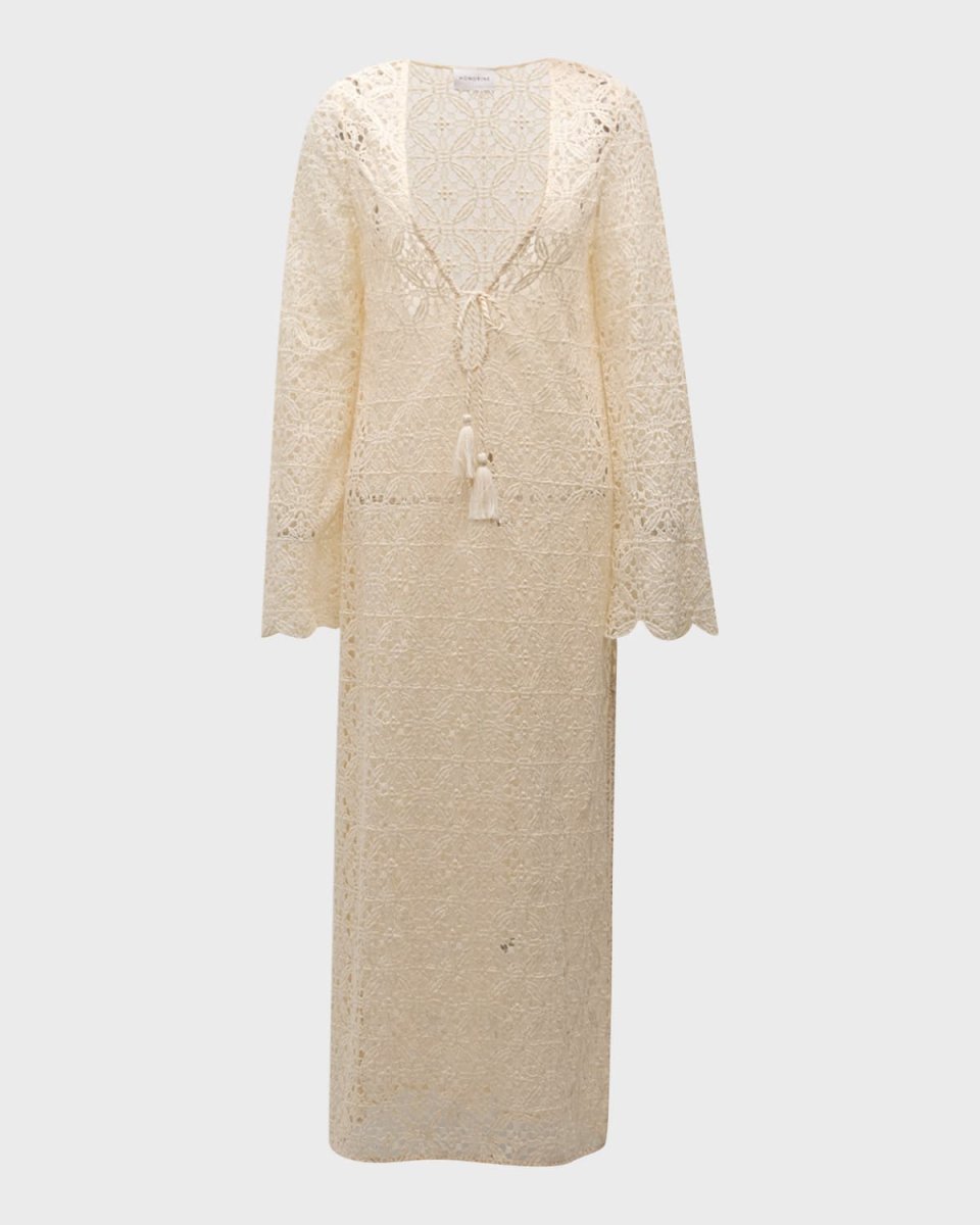 Mirabelle Crochet Maxi Dress Coverup